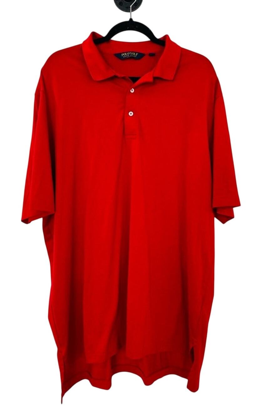 Polo Golf Ralph Lauren Red Performance Shirt Mens XXL Preppy Athleisure